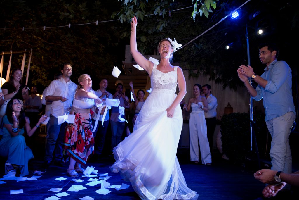 η νύμφη διασκεδάζει, φωτογραφία γάμου