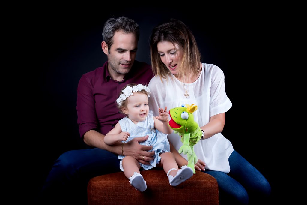 η οικογένεια στη φωτογράφιση στο στούντιο